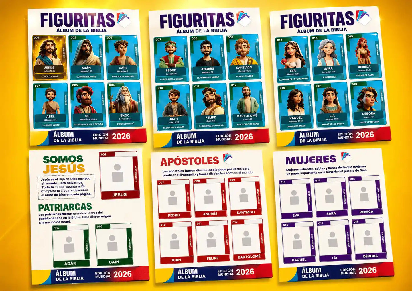 Álbum de la Biblia - Edición Mundial 2026 + Megapack Familiar